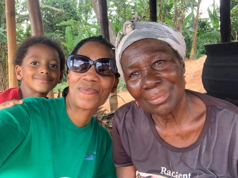 Chief Myra, Prince Eight, and village elder